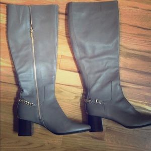 Never worn, Calvin Klein Leather boots